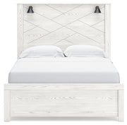 Gerridan White/Gray Queen Panel Bed, Dresser, Chest and Nightstand - B1190B26