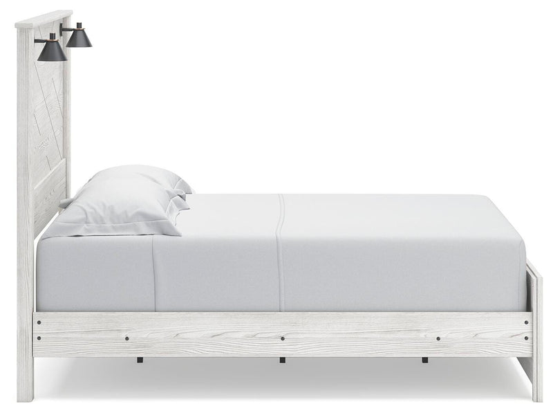 Gerridan White/Gray Queen Panel Bed, Dresser, Chest and Nightstand - B1190B26