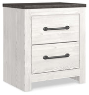 Gerridan White/Gray Queen Panel Bed, Dresser, Chest and Nightstand - B1190B26