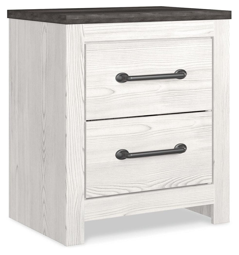 Gerridan White/Gray Queen Panel Bed, Dresser, Chest and Nightstand - B1190B26