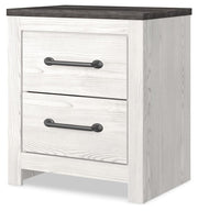 Gerridan White/Gray Queen Panel Bed, Dresser, Chest and Nightstand - B1190B26