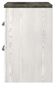 Gerridan White/Gray Queen Panel Bed, Dresser, Chest and Nightstand - B1190B26