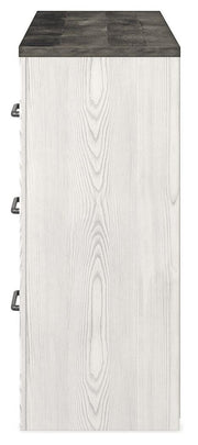 Gerridan White/Gray Queen Panel Bed, Dresser, Chest and Nightstand - B1190B26