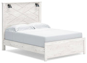 Gerridan White/Gray Queen Panel Bed, Dresser, Chest and Nightstand - B1190B26