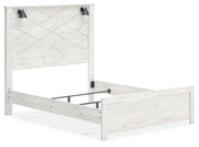 Gerridan White/Gray Queen Panel Bed, Dresser, Chest and Nightstand - B1190B26