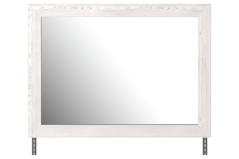 Gerridan White/Gray Bedroom Mirror - DMV FurnitureMirror