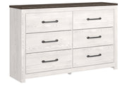 Gerridan White/Gray Dresser - DMV FurnitureDresser
