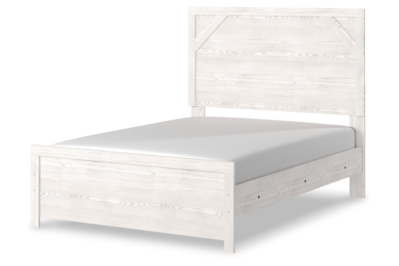 Gerridan White/Gray Full Panel Bed - DMV FurnitureFull Bed
