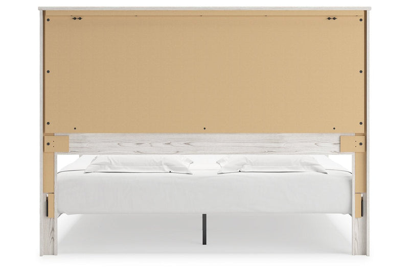 Gerridan White/Gray King Panel Bed - DMV FurnitureKing Bed