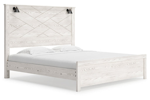 Gerridan White/Gray King Panel Bed - DMV FurnitureKing Bed