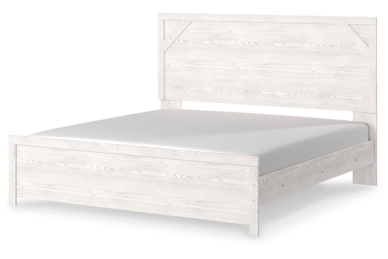 Gerridan White/Gray King Panel Bed - DMV FurnitureKing Bed