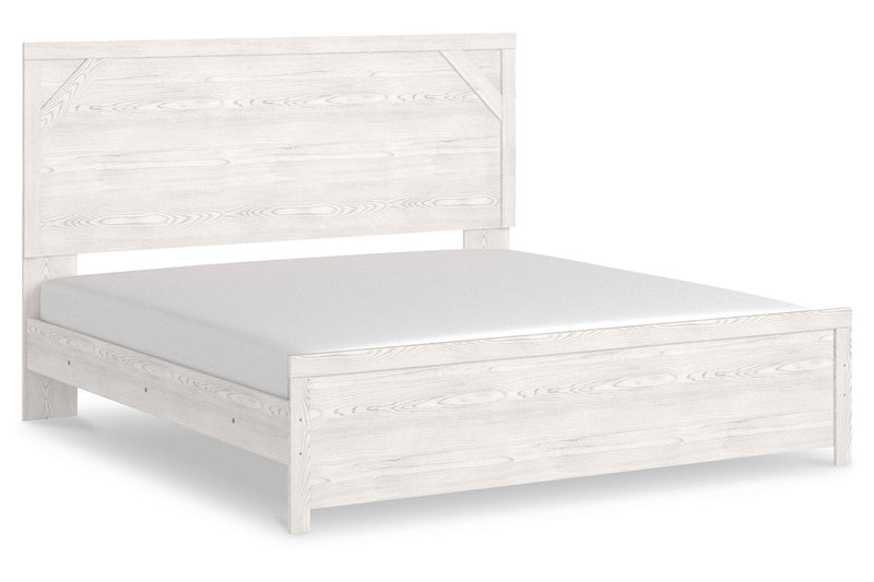 Gerridan White/Gray King Panel Bed - DMV FurnitureKing Bed
