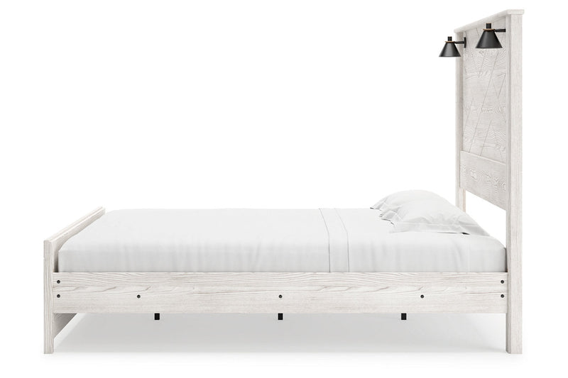 Gerridan White/Gray King Panel Bed - DMV FurnitureKing Bed