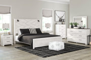 Gerridan White/Gray Lighted Panel Bedroom Set - DMV FurnitureBedroom Set