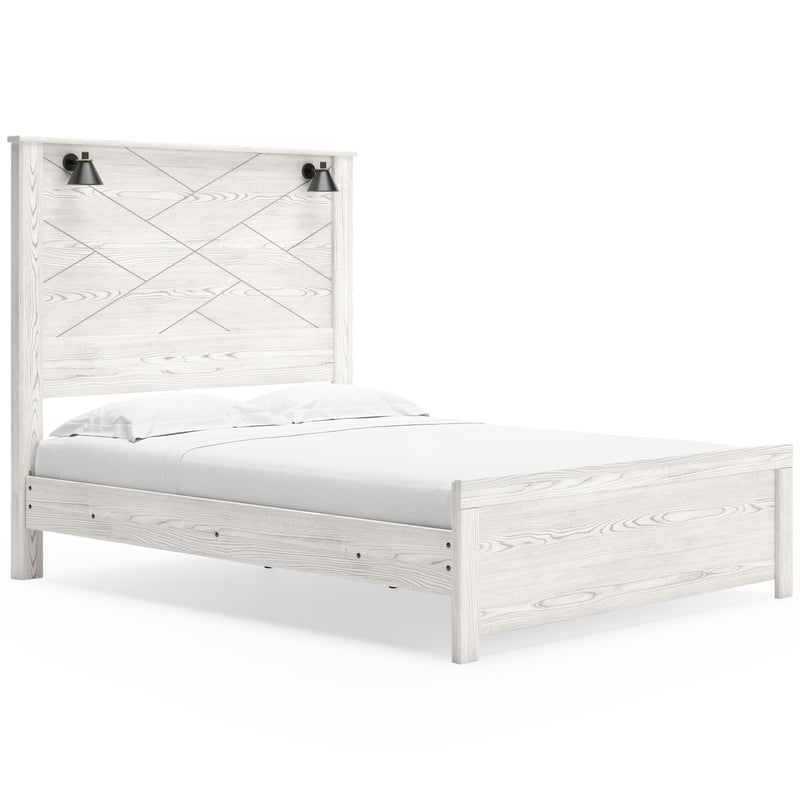 Gerridan White/Gray Lighted Panel Bedroom Set - DMV FurnitureBedroom Set