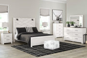 Gerridan White/Gray Lighted Panel Bedroom Set - DMV FurnitureBedroom Set