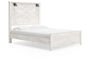 Gerridan White/Gray Queen Panel Bed - DMV FurnitureQueen Bed