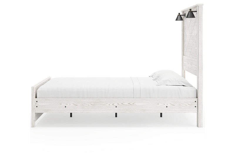 Gerridan White/Gray Queen Panel Bed - DMV FurnitureQueen Bed