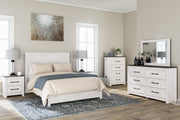 Gerridan White/Gray Queen Panel Bed - DMV FurnitureQueen Bed
