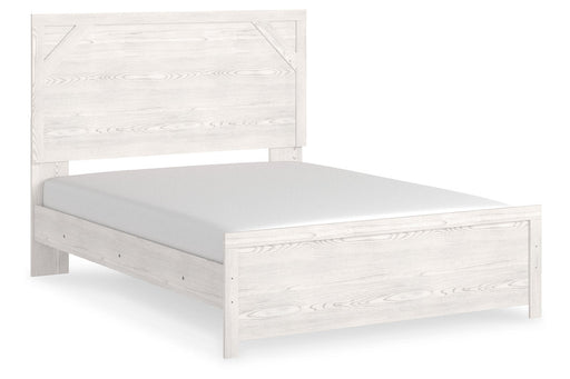 Gerridan White/Gray Queen Panel Bed - DMV FurnitureQueen Bed