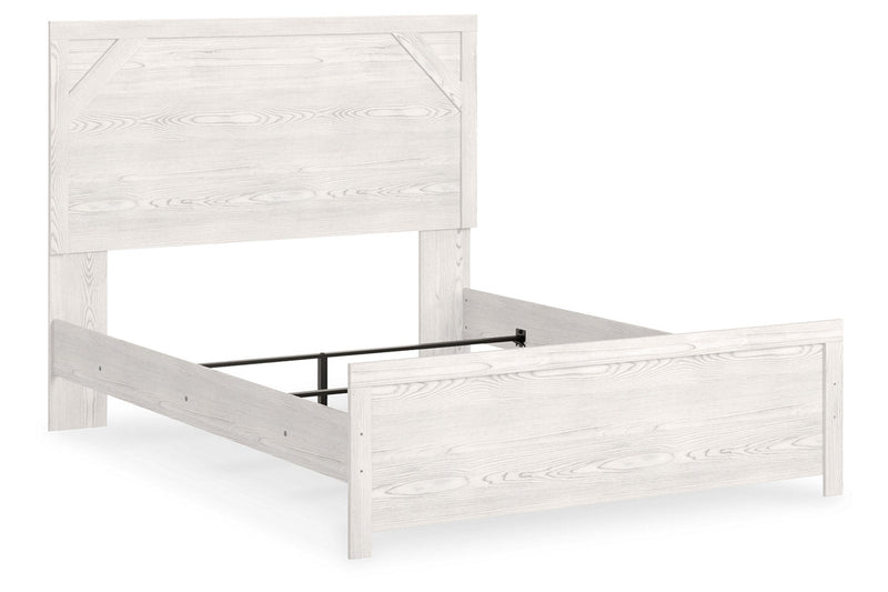 Gerridan White/Gray Queen Panel Bed - DMV FurnitureQueen Bed
