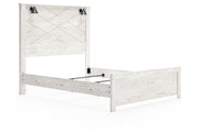 Gerridan White/Gray Queen Panel Bed - DMV FurnitureQueen Bed