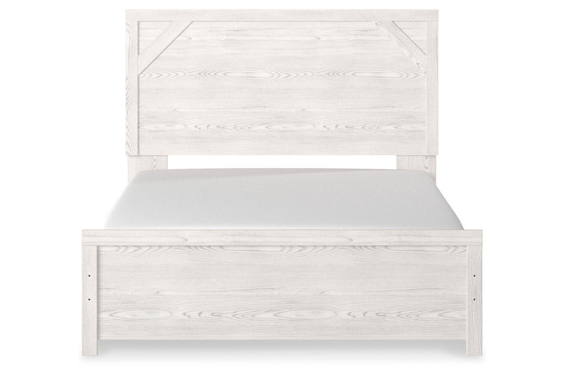 Gerridan White/Gray Queen Panel Bed - DMV FurnitureQueen Bed