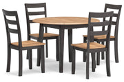 Gesthaven Dining Table and 4 Chairs - DMV FurnitureDining Room Set