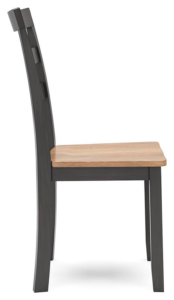 Gesthaven Natural/Brown Dining Chair (Set of 2) - D396-01X2