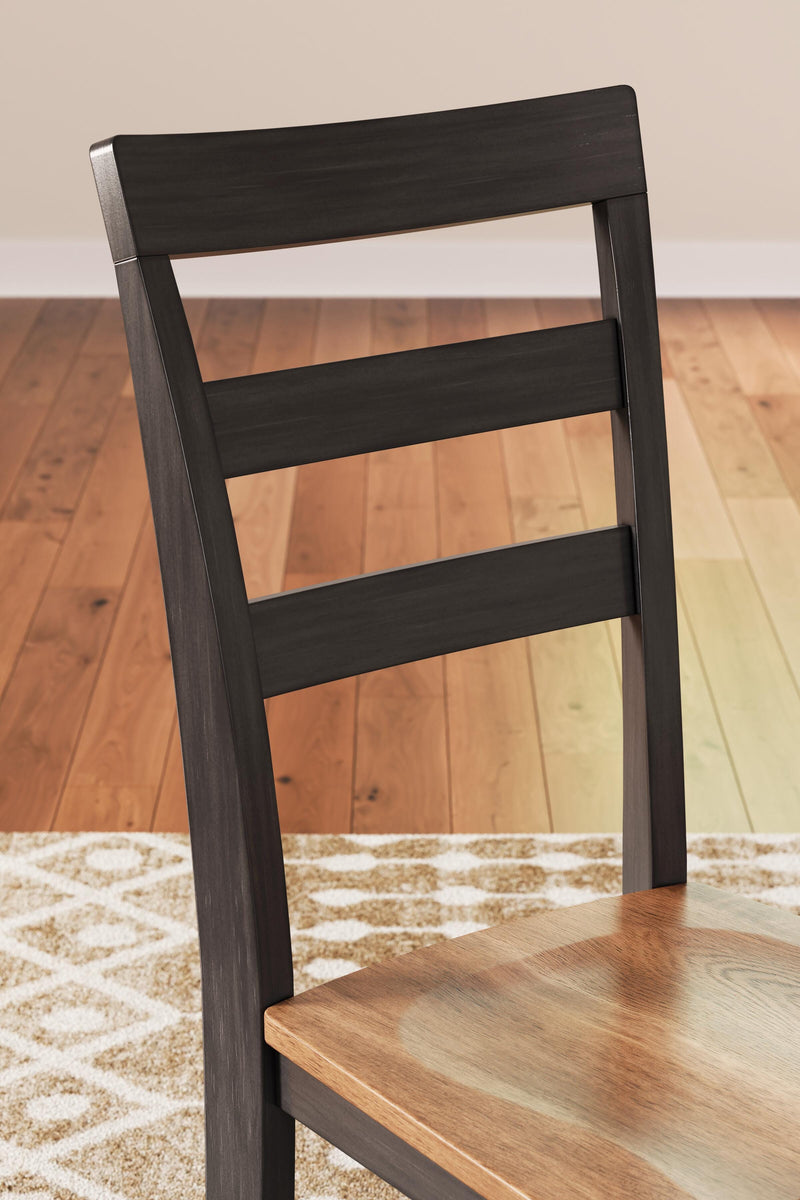 Gesthaven Natural/Brown Dining Chair (Set of 2) - D396-01X2
