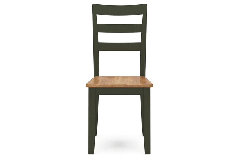 Gesthaven Natural/Green Dining Table and 2 Chairs - DMV FurnitureDining Room Set