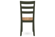 Gesthaven Natural/Green Dining Table and 2 Chairs - DMV FurnitureDining Room Set