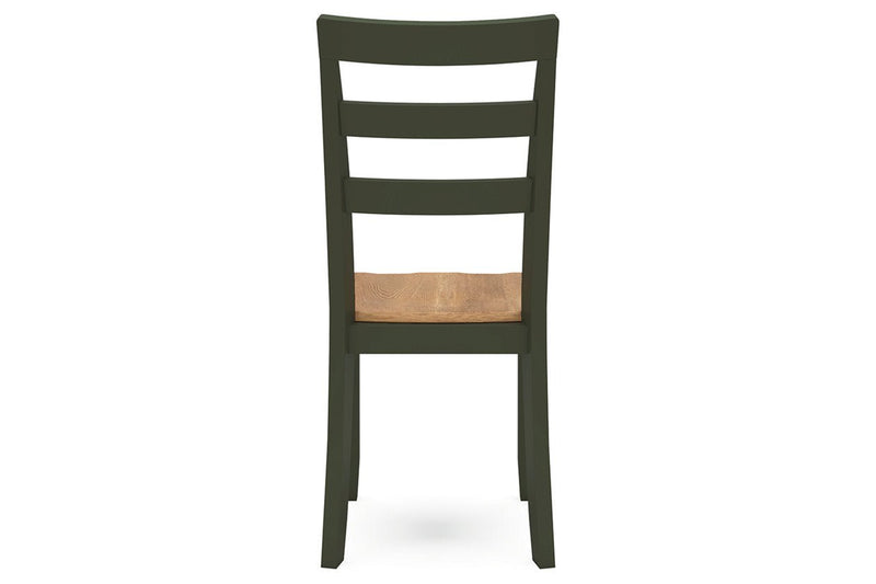 Gesthaven Natural/Green Dining Table and 2 Chairs - DMV FurnitureDining Room Set