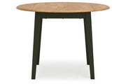 Gesthaven Natural/Green Dining Table and 4 Chairs - DMV FurnitureDining Room Set