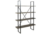 Gilesgrove Black/Gray Bookcase - DMV FurnitureBookcases