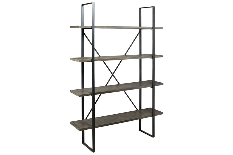Gilesgrove Black/Gray Bookcase - DMV FurnitureBookcases