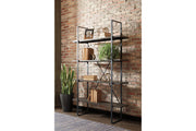Gilesgrove Black/Gray Bookcase - DMV FurnitureBookcases