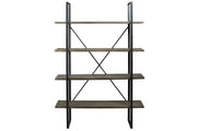 Gilesgrove Black/Gray Bookcase - DMV FurnitureBookcases