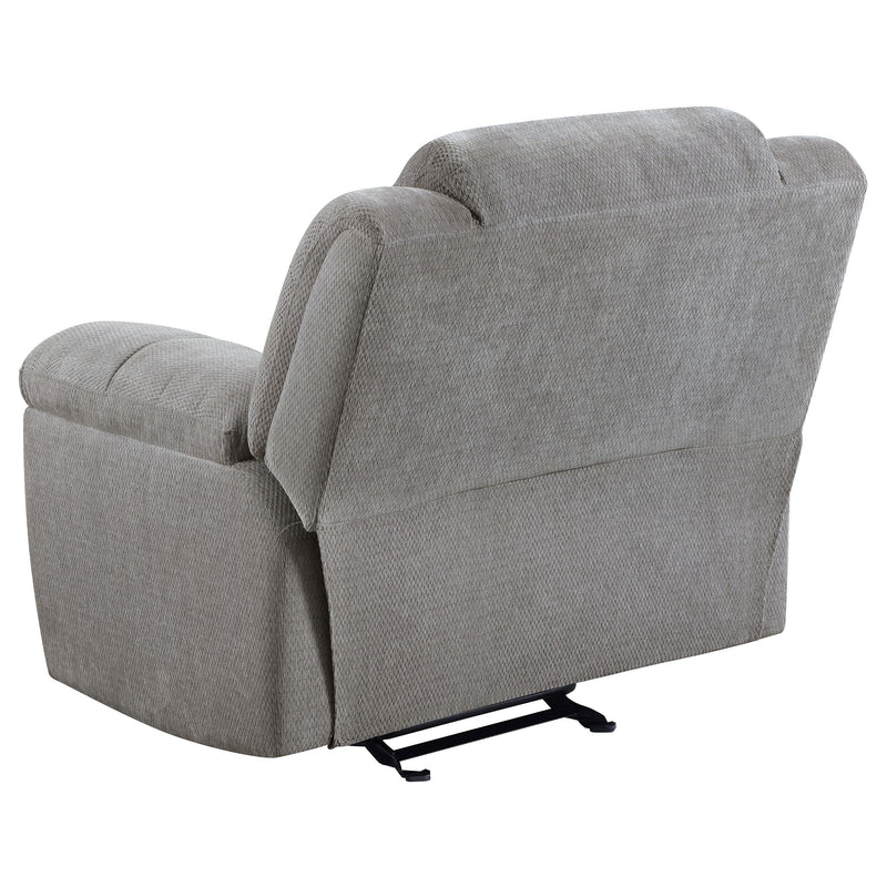 Gilson 3-piece Chenille Upholstered Reclining Sofa Set Grey - 602551-S3