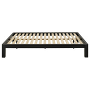 Gislen Full Easy Assembly Wood Platform Bed Black - 316028BLKF