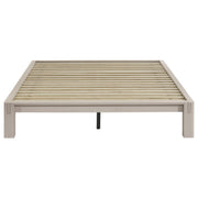 Gislen Full Easy Assembly Wood Platform Bed White - 316028WHTF
