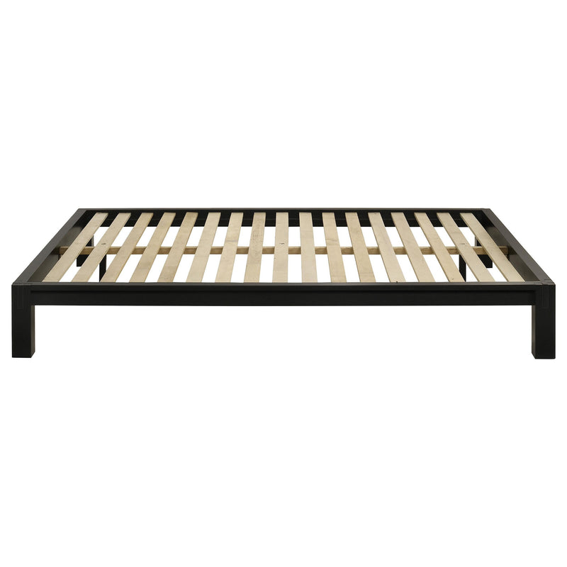 Gislen Queen Easy Assembly Wood Platform Bed Black - 316028BLKQ