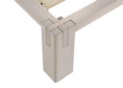 Gislen Queen Easy Assembly Wood Platform Bed White - 316028WHTQ