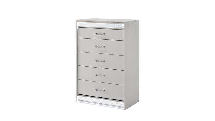 Glam Bedroom Set Collection In White