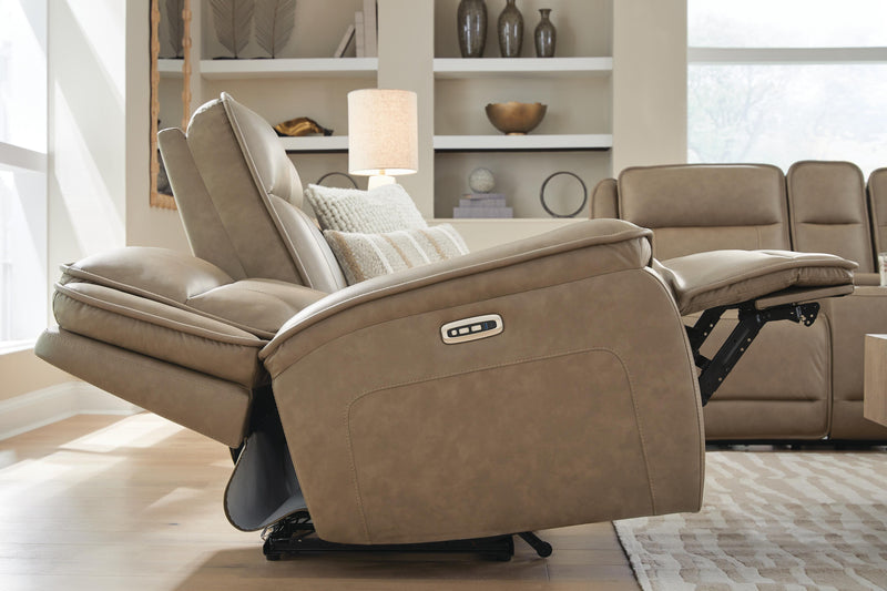 Glencroft Sahara Power Reclining Loveseat with Console - PCU1240018
