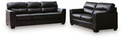 Glennbre Sofa and Loveseat in Midnight - PKG026536