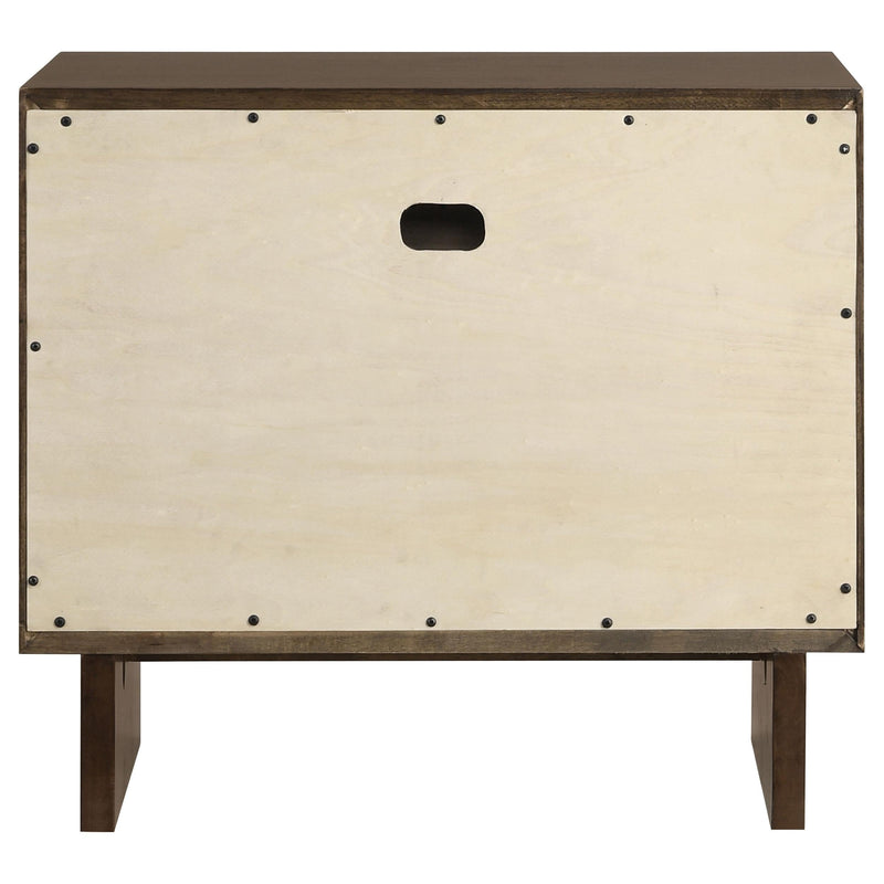 Glenwood 2-drawer Nightstand Bedside Table Warm Brown - 225012