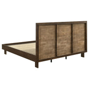 Glenwood 48-inch Eastern King Platform Panel Bed Warm Brown - 225011KE