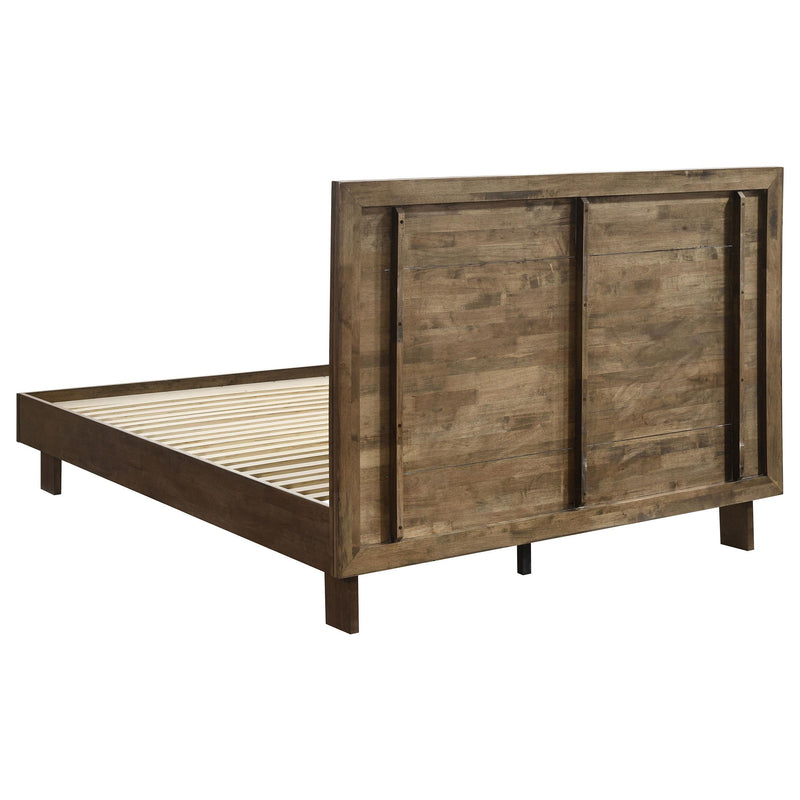 Glenwood 48-inch Queen Platform Panel Bed Warm Brown - 225011Q