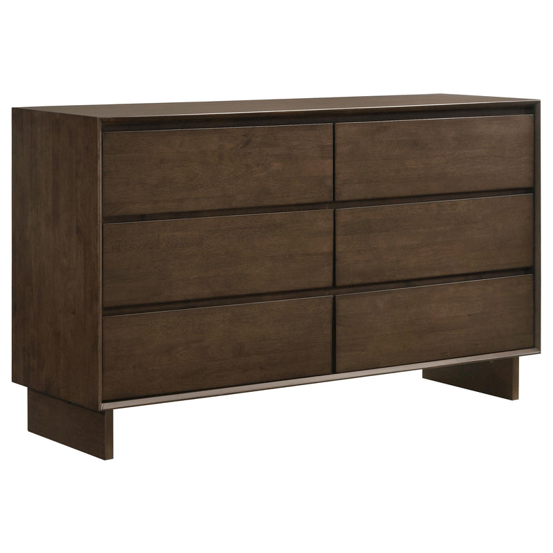 Glenwood 5-piece Eastern King Bedroom Set Warm Brown - 225011KE-S5